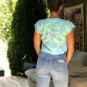 Tiedye sweatshirt cropped